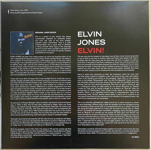 Elvin Jones Elvin!-LP, Vinilos, Historia Nuestra