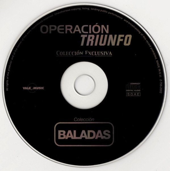 Academia Operación Triunfo Colección Baladas-CD, CDs, Historia Nuestra