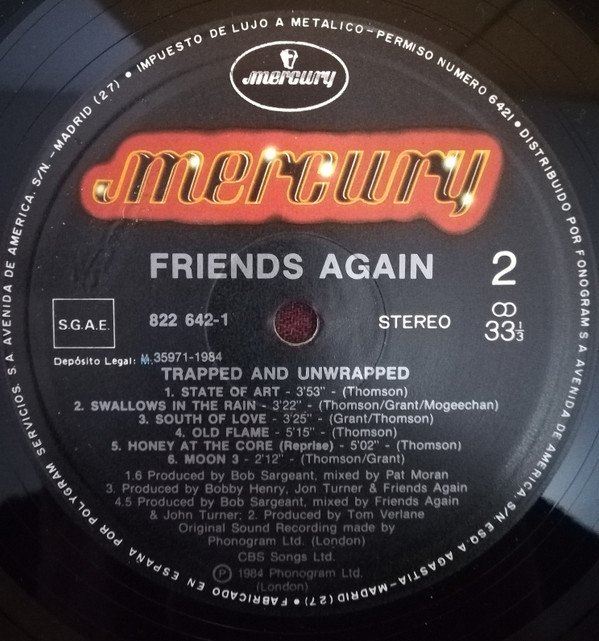 Friends Again Trapped And Unwrapped-LP, Vinilos, Historia Nuestra