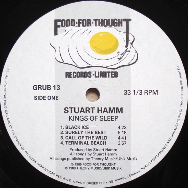 Stuart Hamm Kings Of Sleep-LP, Vinilos, Historia Nuestra
