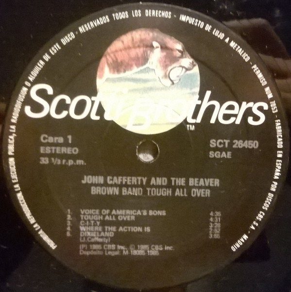 John Cafferty And The Beaver Brown Band Tough All Over-LP, Vinilos, Historia Nuestra