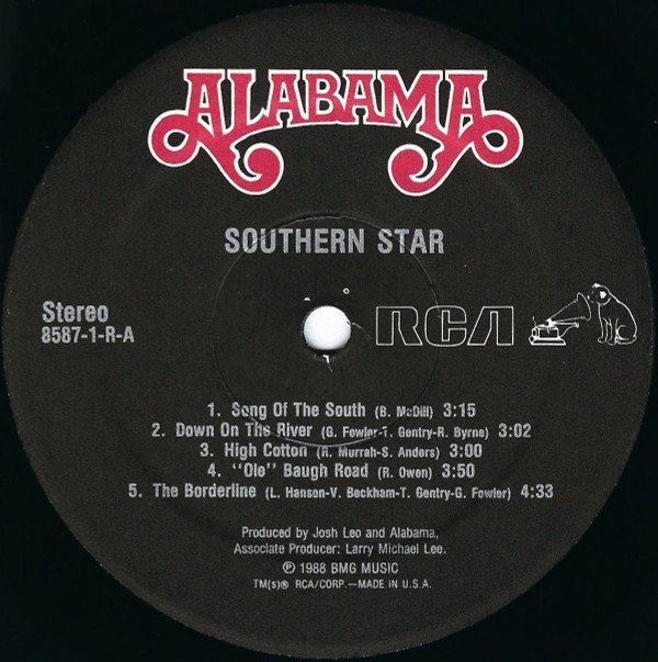 Alabama Southern Star LP, Vinilos, Historia Nuestra