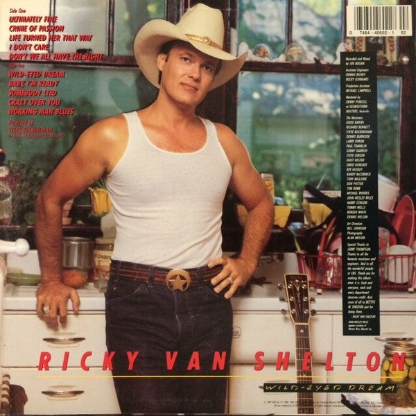 Ricky Van Shelton Wild-Eyed Dream LP, Vinilos, Historia Nuestra