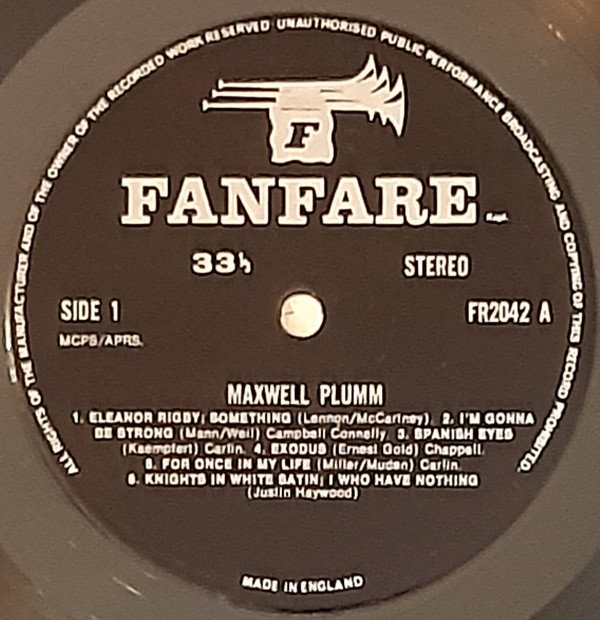 Maxwell Plumm Maxwell Plumm LP, Vinilos, Historia Nuestra