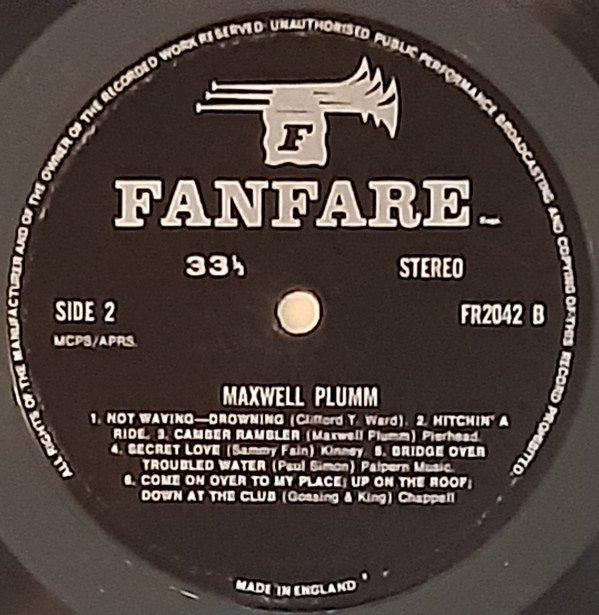 Maxwell Plumm Maxwell Plumm LP, Vinilos, Historia Nuestra