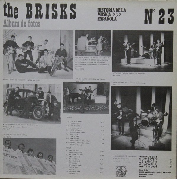 The Brisks The Brisks Vol. 2 LP, Vinilos, Historia Nuestra