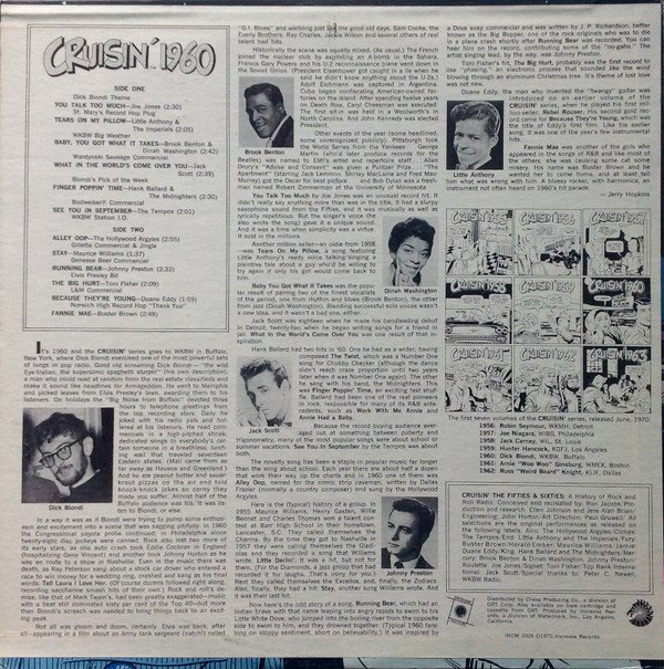 Various Cruisin' 1960 LP, Vinilos, Historia Nuestra