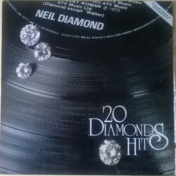 Neil Diamond 20 Diamonds Hits-LP, Vinilos, Historia Nuestra