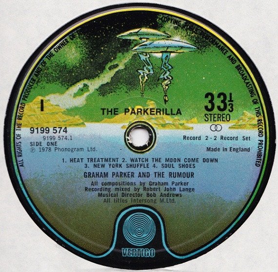 Graham Parker And The Rumour The Parkerilla-7, Vinilos, Historia Nuestra