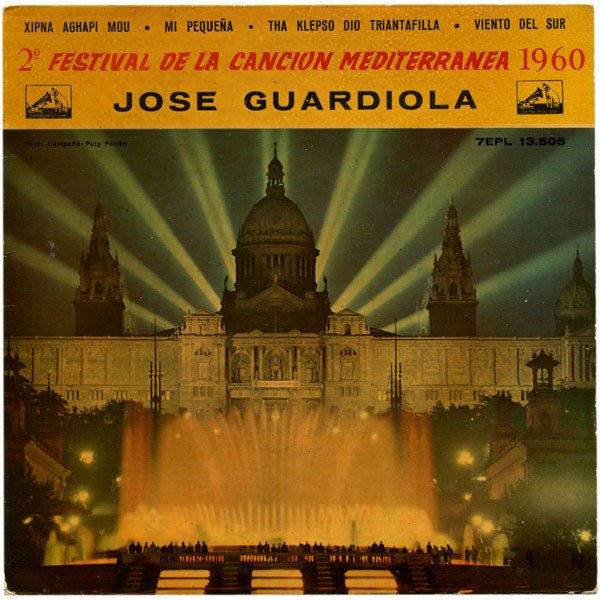 Jose Guardiola 2º Festival De La Canción Mediterránea, 1960-7, Vinilos, Historia Nuestra