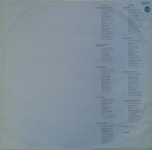 Paul Simon Negotiations And Love Songs (1971-1986)-2xLP, Vinilos, Historia Nuestra