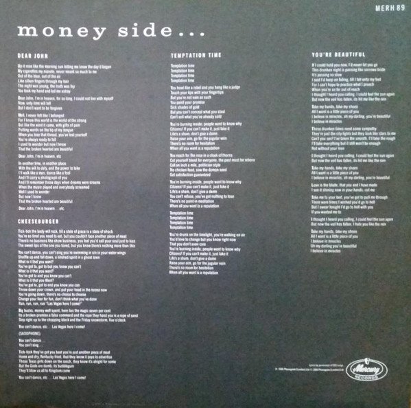 Love And Money All You Need Is...-7, Vinilos, Historia Nuestra