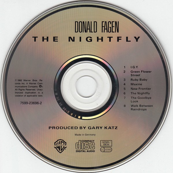 Donald Fagen The Nightfly-, CDs, Historia Nuestra