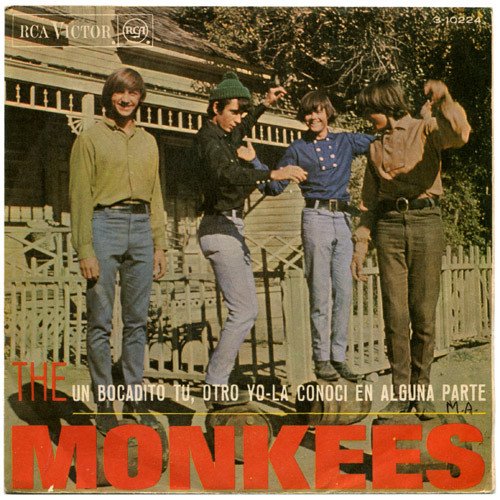 The Monkees Un Bocadito Tu, Otro Yo / La Conocí En Alguna Parte-7, Vinilos, Historia Nuestra