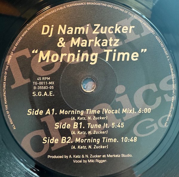 DJ Nami Zucker & Markatz Morning Time-12, Vinilos, Historia Nuestra