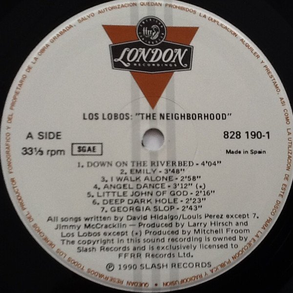 Los Lobos The Neighborhood-LP, Vinilos, Historia Nuestra