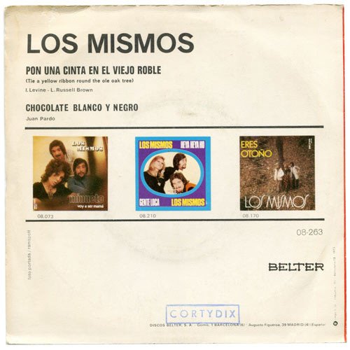 Los Mismos Pon Una Cinta En El Viejo Roble-, Vinilos, Historia Nuestra