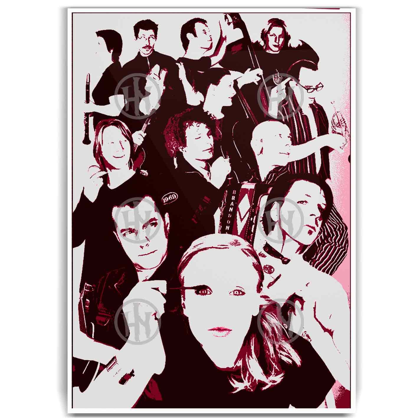 Póster, Poster 17 Hippies, Poster FolkPosters Historia Nuestra, Póster Música | Historia Nuestra