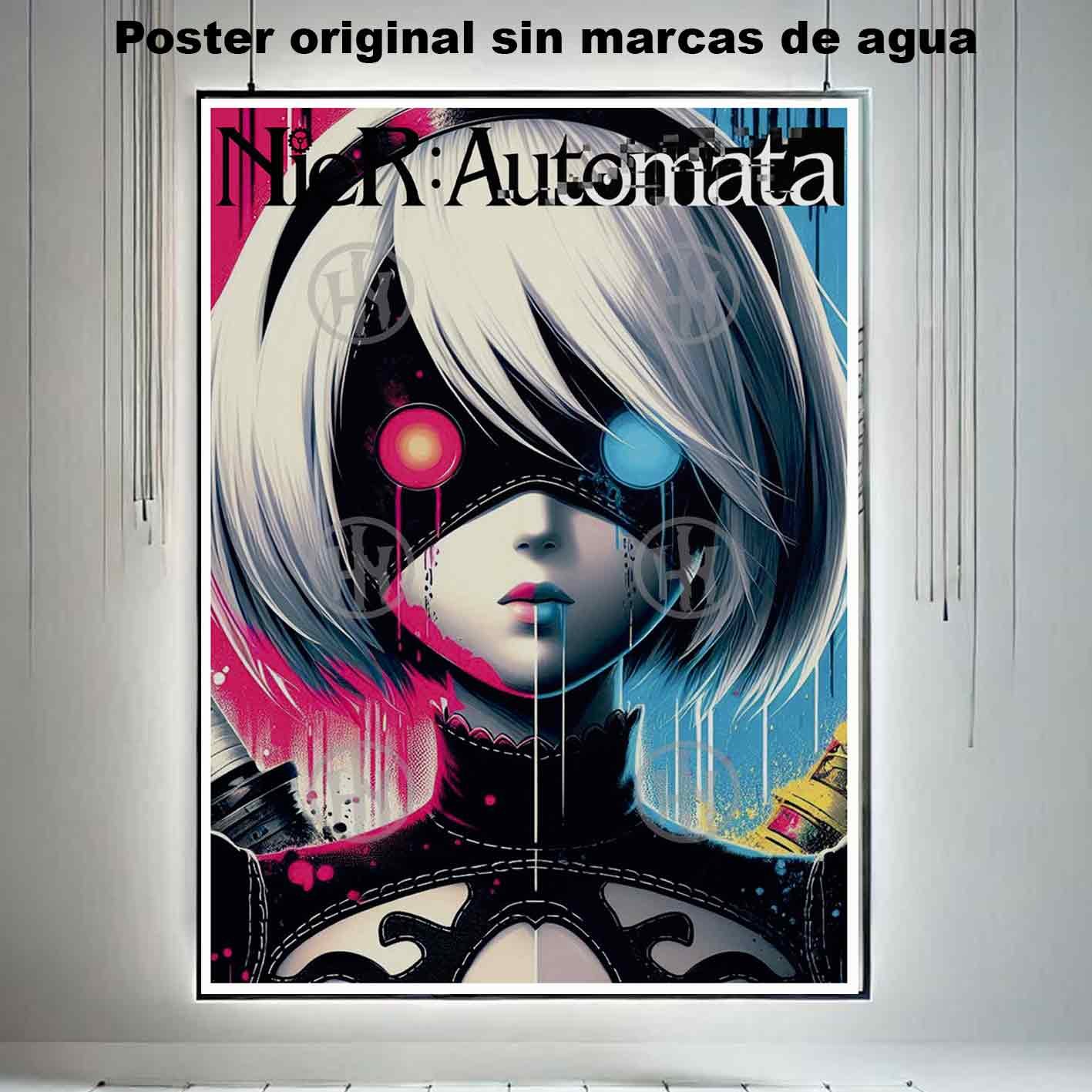 Hanna Poster Castle Rock de Historia Nuestra, 2B NieR Automata 2-El Póster Personalizado, Historia Nuestra