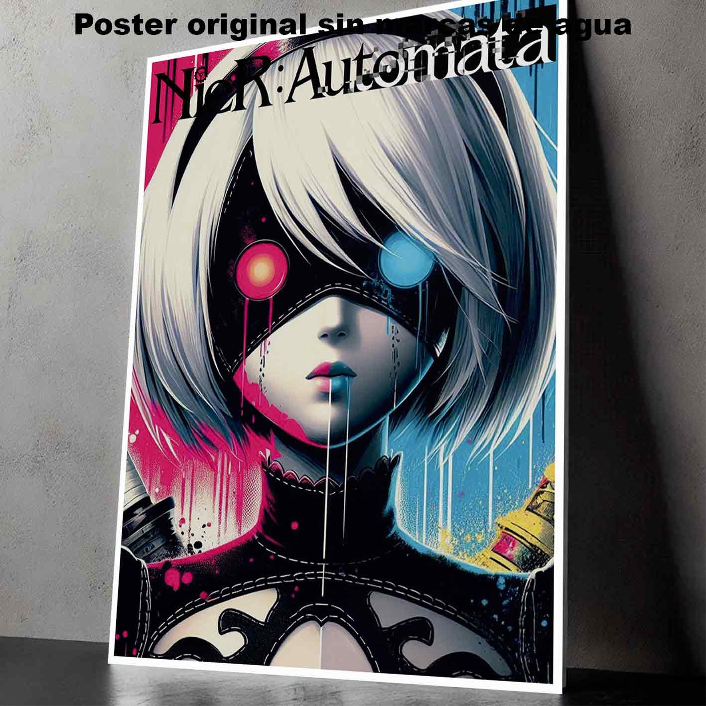 Hanna Poster Castle Rock de Historia Nuestra, 2B NieR Automata 2-El Póster Personalizado, Historia Nuestra