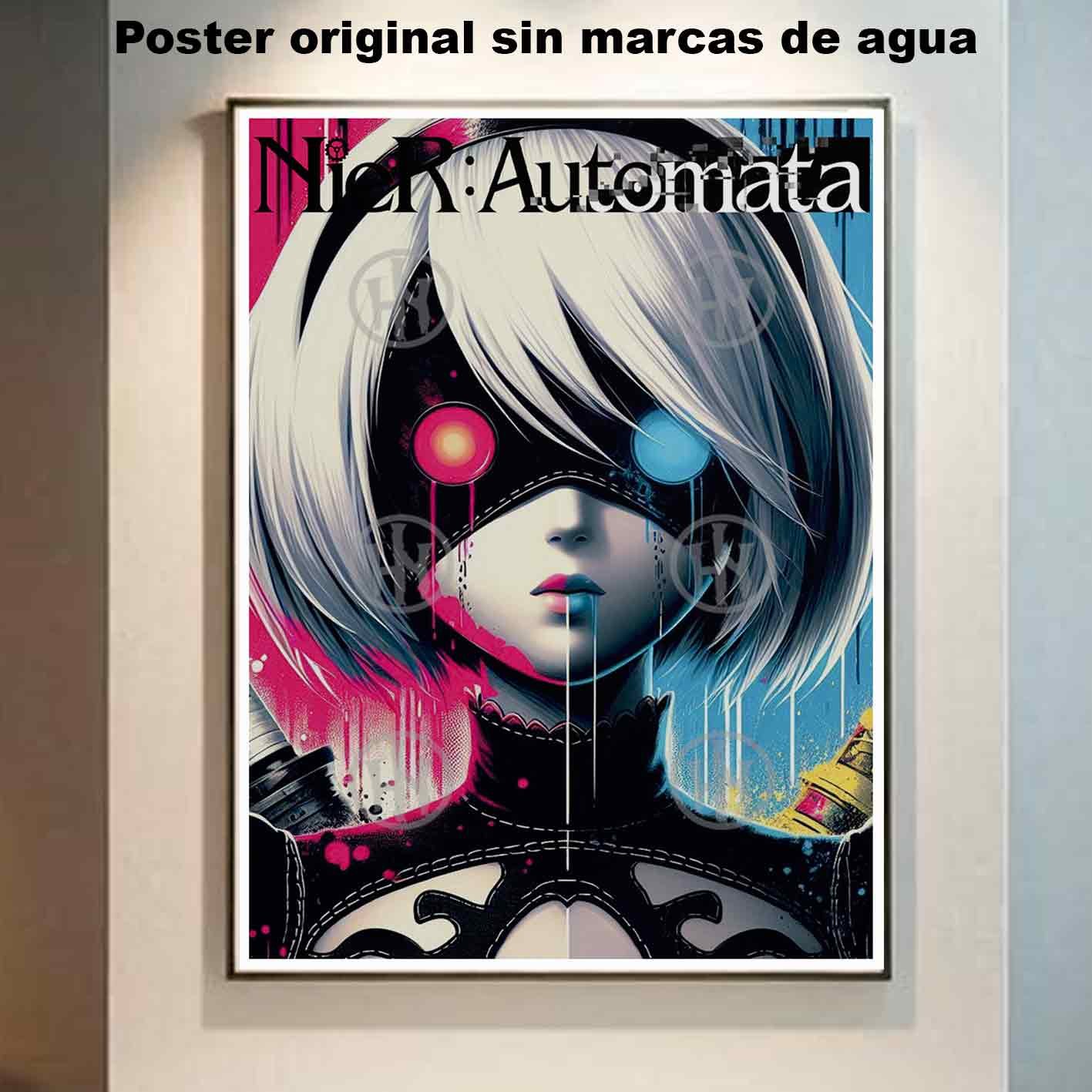 Hanna Poster Castle Rock de Historia Nuestra, 2B NieR Automata 2-El Póster Personalizado, Historia Nuestra