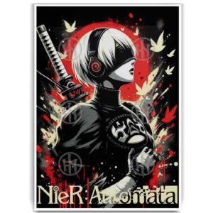 Póster, Poster 2B NieR Automata 3, Poster Acción_AventuraPosters Historia Nuestra, Póster Videojuegos | Historia Nuestra