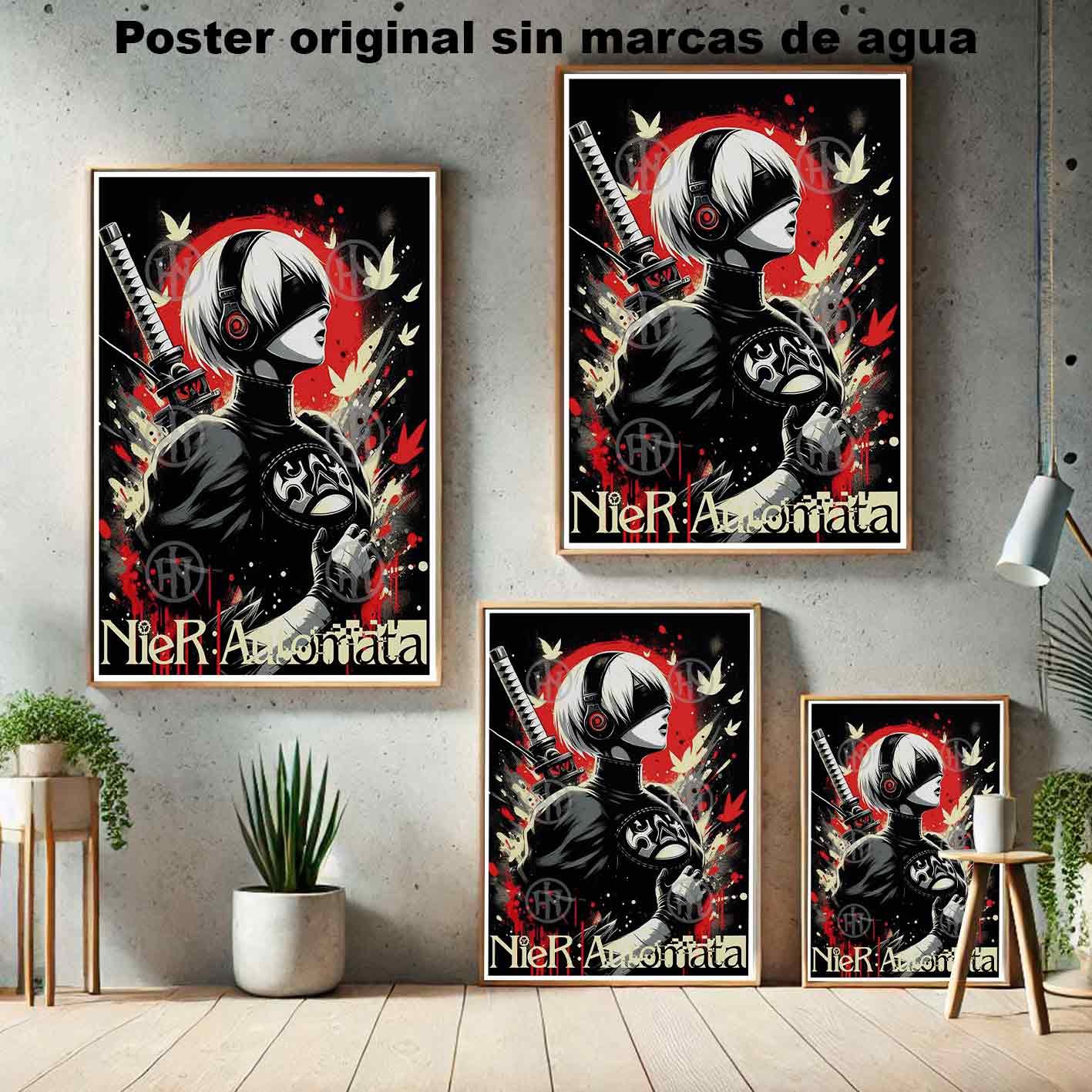 Hanna Poster Castle Rock de Historia Nuestra, 2B NieR Automata 3-El Póster Personalizado, Historia Nuestra