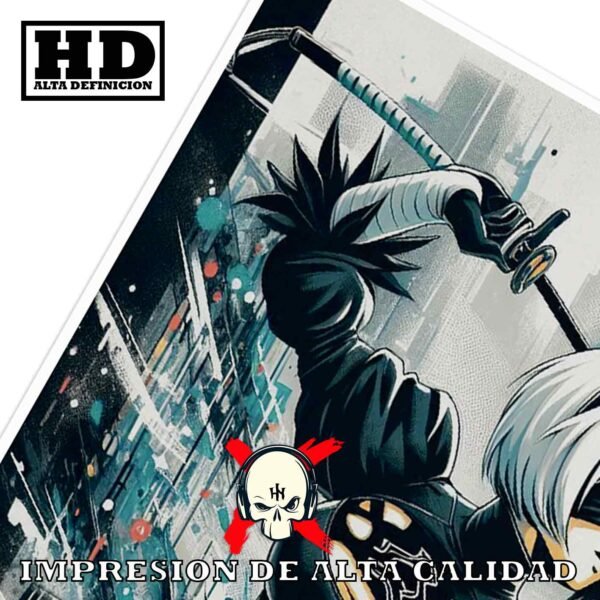 Hanna Poster Castle Rock de Historia Nuestra, 2B NieR Automata 4-El Póster Personalizado, Historia Nuestra