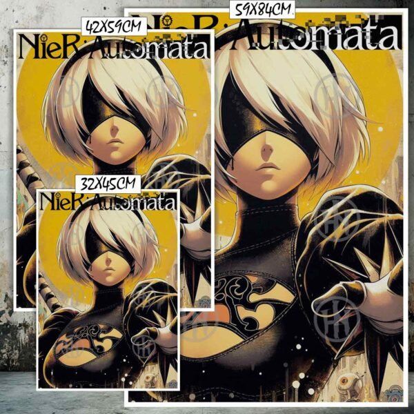 Hanna Poster Castle Rock de Historia Nuestra, 2B NieR Automata-El Póster Personalizado, Historia Nuestra