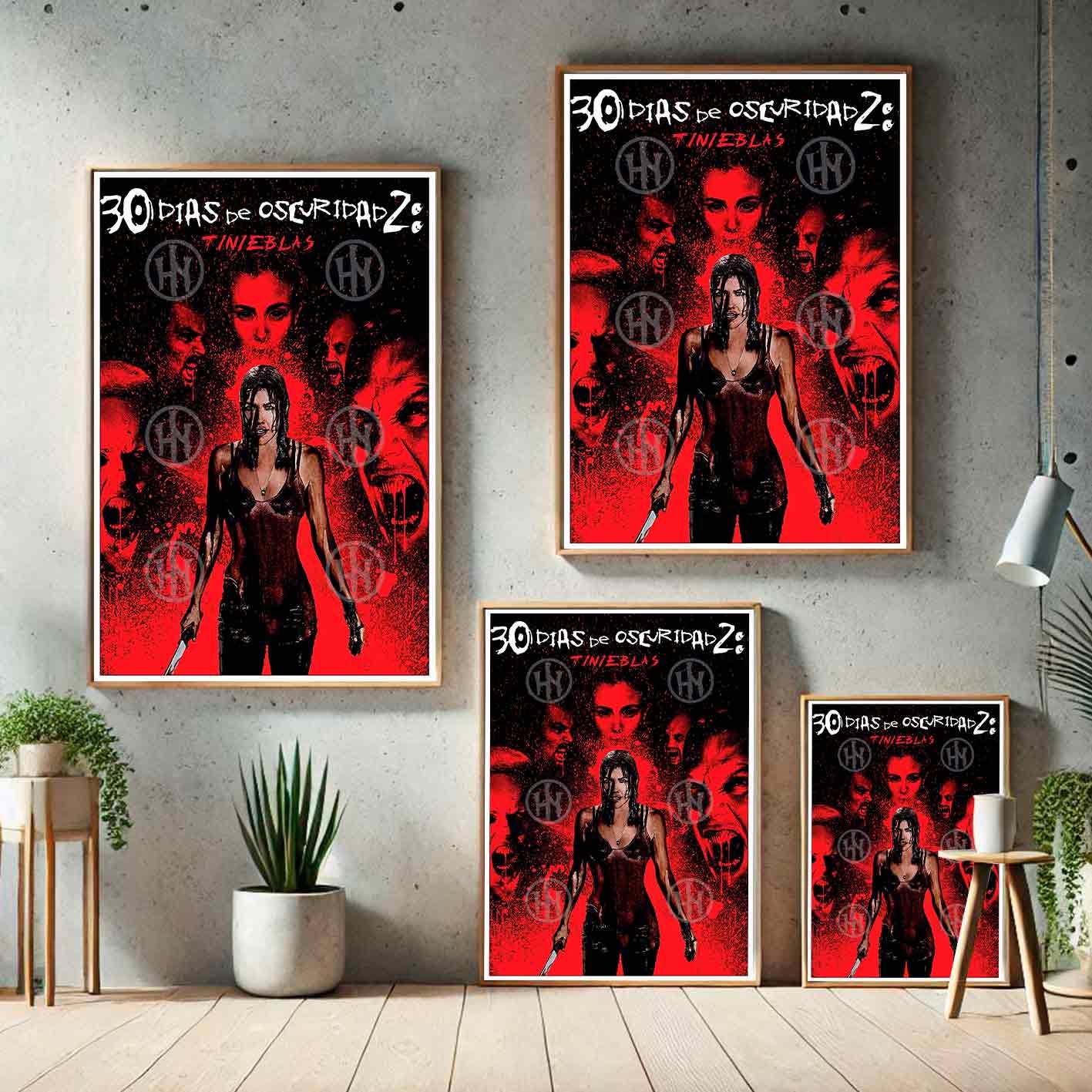 Hanna Poster Castle Rock de Historia Nuestra, 30 dias de oscuridad 2-El Póster Personalizado, Historia Nuestra