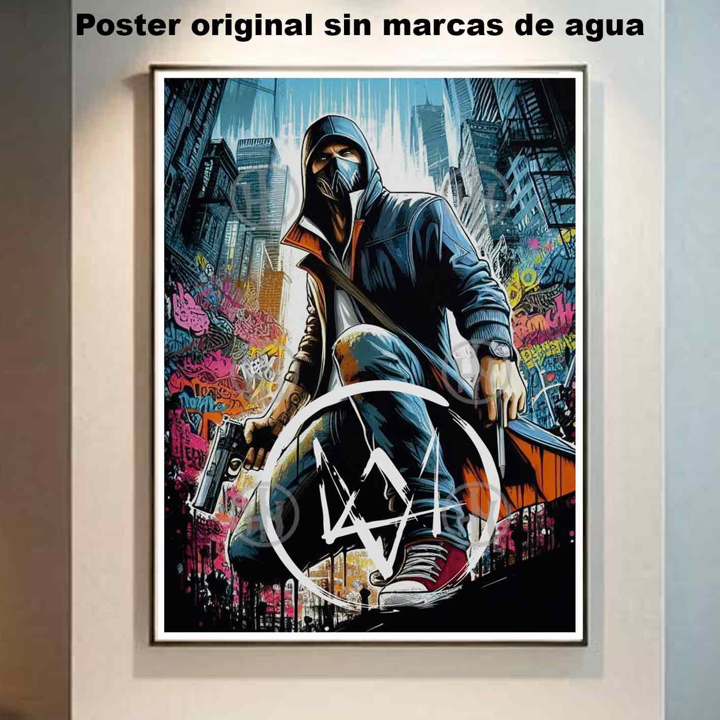 Hanna Poster Castle Rock de Historia Nuestra, Aiden Watch Dogs 2-El Póster Personalizado, Historia Nuestra