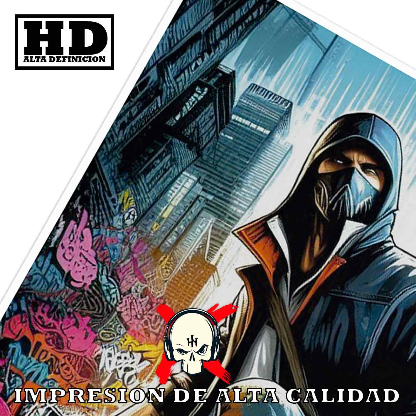 Hanna Poster Castle Rock de Historia Nuestra, Aiden Watch Dogs 2-El Póster Personalizado, Historia Nuestra