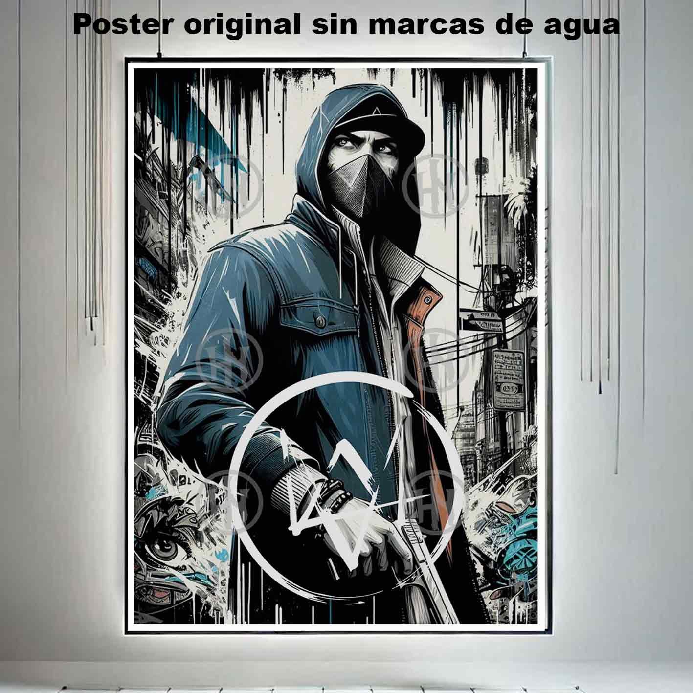 Hanna Poster Castle Rock de Historia Nuestra, Aiden Watch Dogs-El Póster Personalizado, Historia Nuestra
