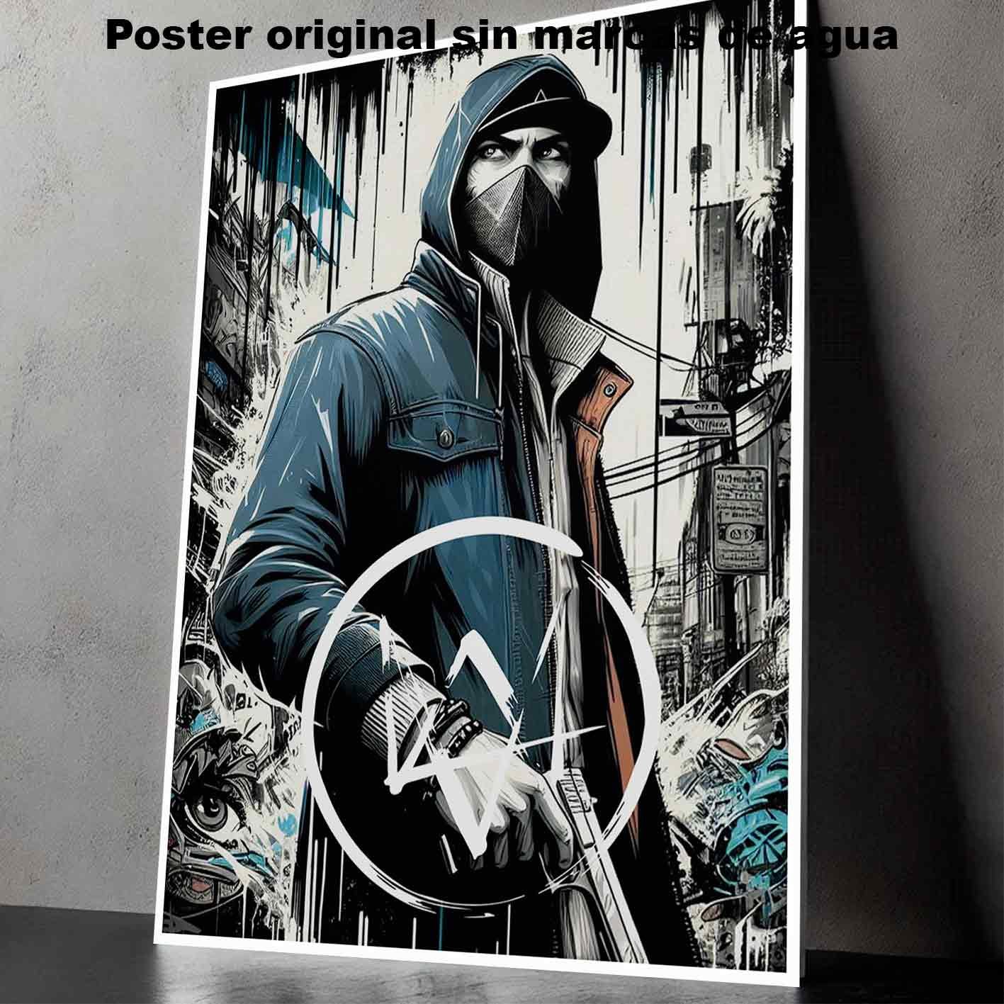 Hanna Poster Castle Rock de Historia Nuestra, Aiden Watch Dogs-El Póster Personalizado, Historia Nuestra
