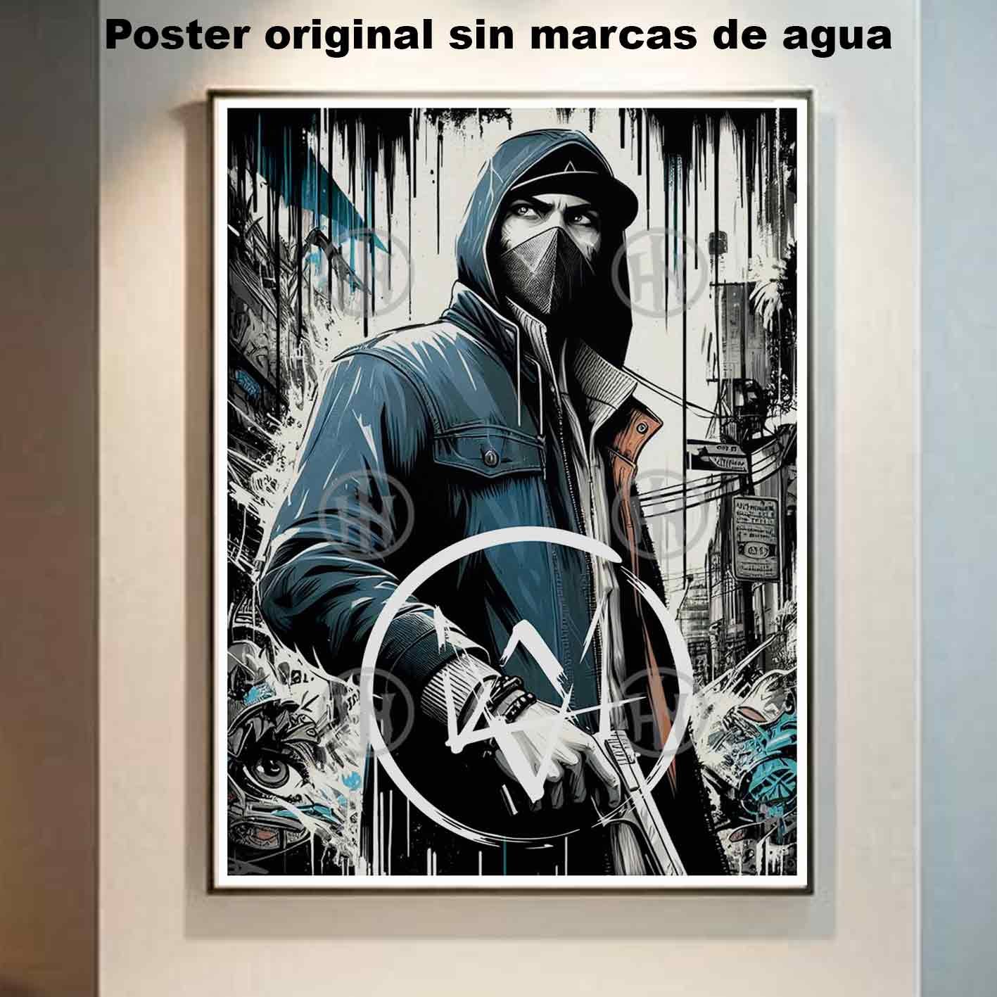 Hanna Poster Castle Rock de Historia Nuestra, Aiden Watch Dogs-El Póster Personalizado, Historia Nuestra