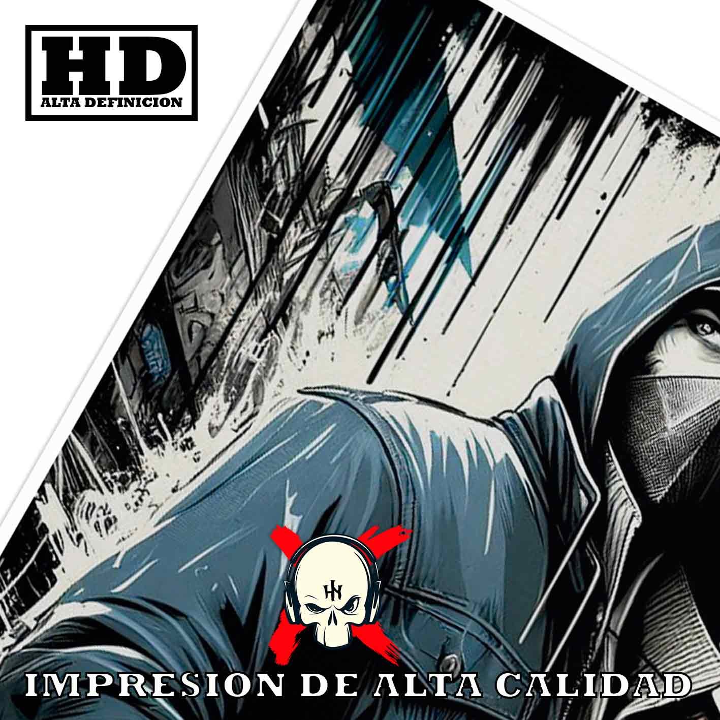 Hanna Poster Castle Rock de Historia Nuestra, Aiden Watch Dogs-El Póster Personalizado, Historia Nuestra