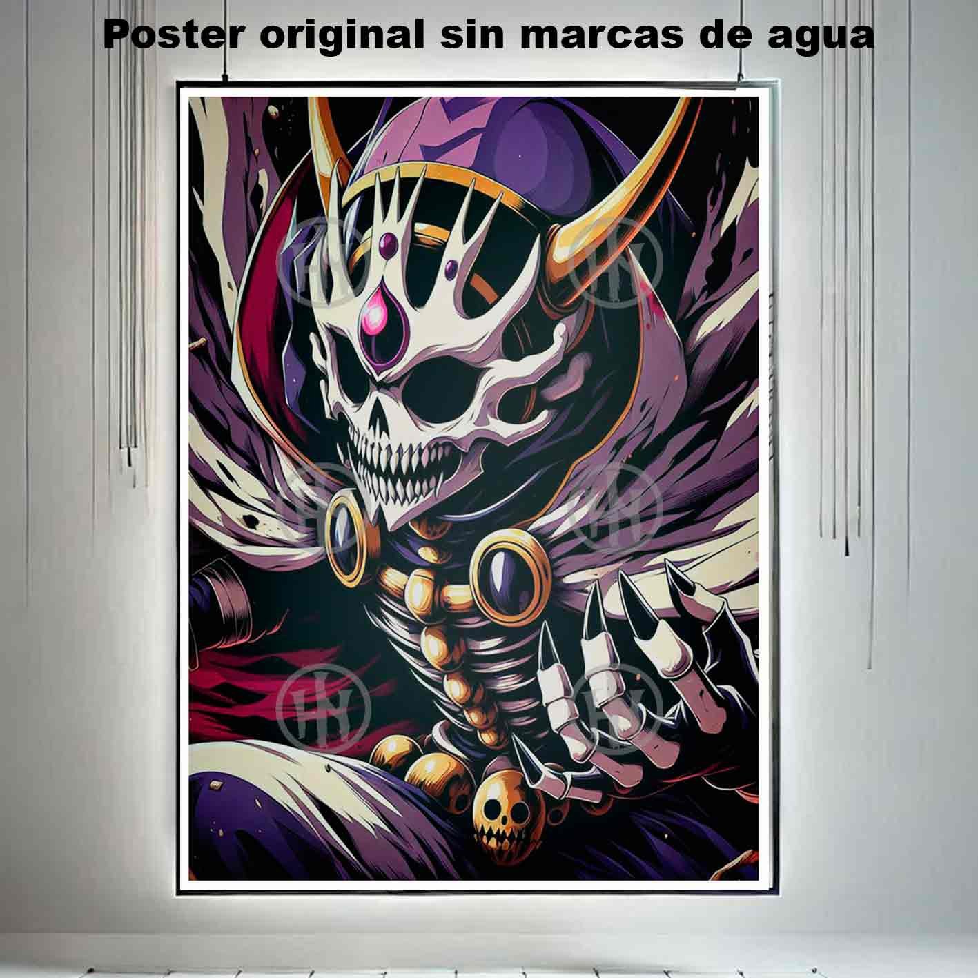 Ainz Ooal Gown Momonga Manga Horror Poster de Histori, Ainz Ooal Gown Momonga-El Póster Personalizado, Historia Nuestra