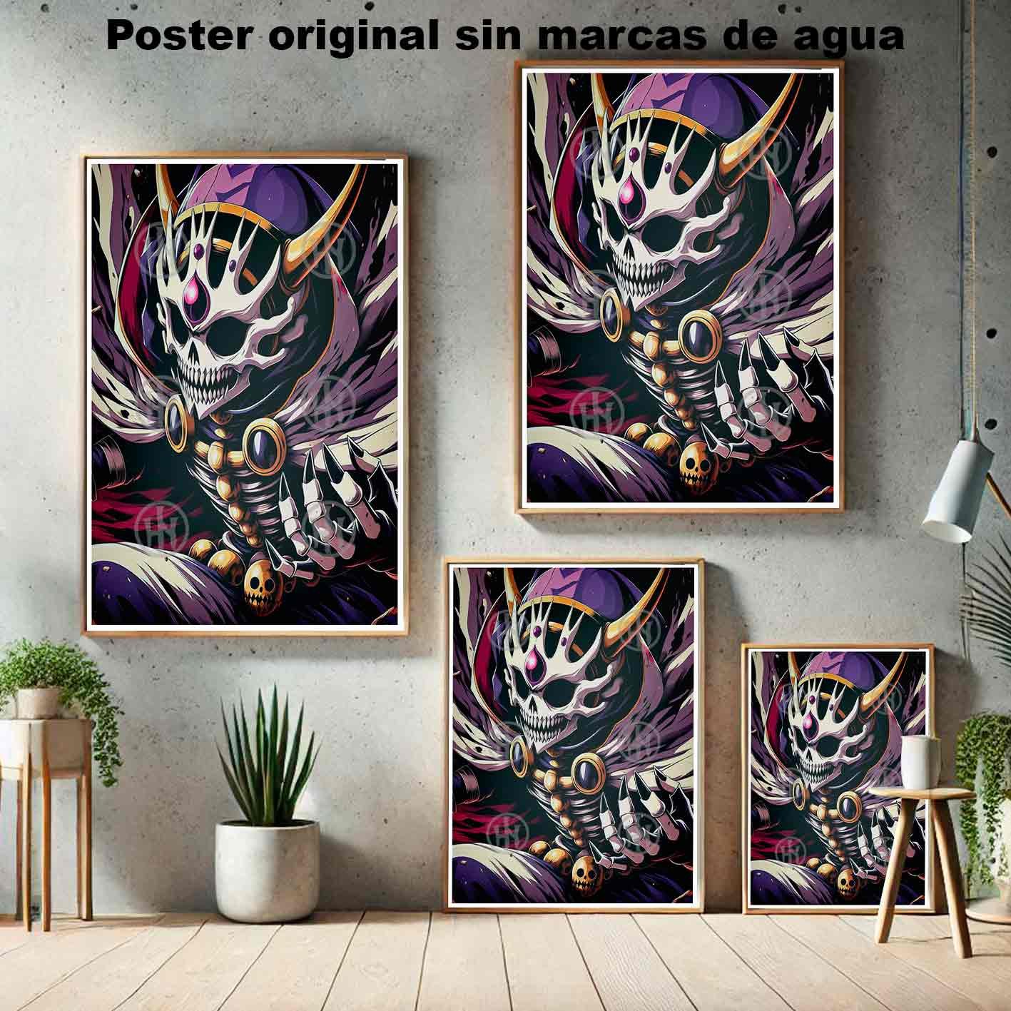 Ainz Ooal Gown Momonga Manga Horror Poster de Histori, Ainz Ooal Gown Momonga-El Póster Personalizado, Historia Nuestra