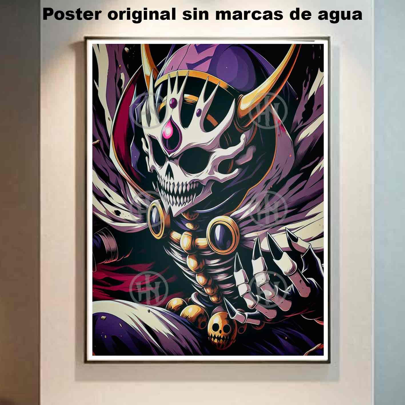 Ainz Ooal Gown Momonga Manga Horror Poster de Histori, Ainz Ooal Gown Momonga-El Póster Personalizado, Historia Nuestra