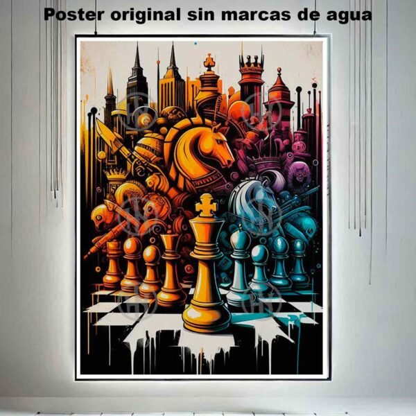 Hanna Poster Castle Rock de Historia Nuestra, Ajedrez 3-El Póster Personalizado, Historia Nuestra