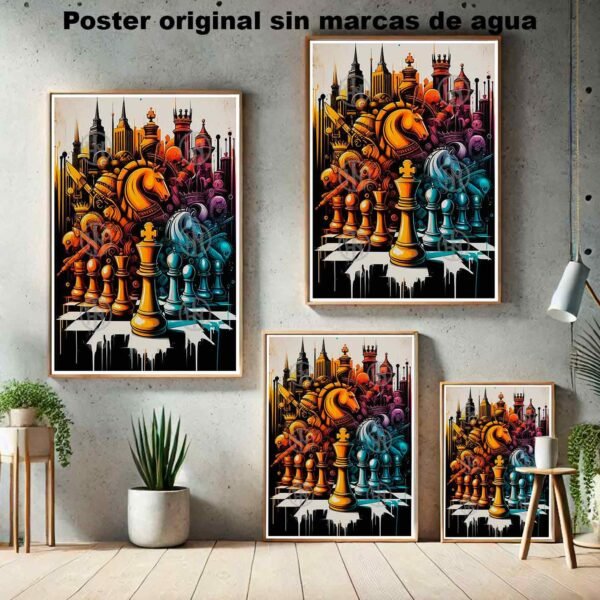 Hanna Poster Castle Rock de Historia Nuestra, Ajedrez 3-El Póster Personalizado, Historia Nuestra