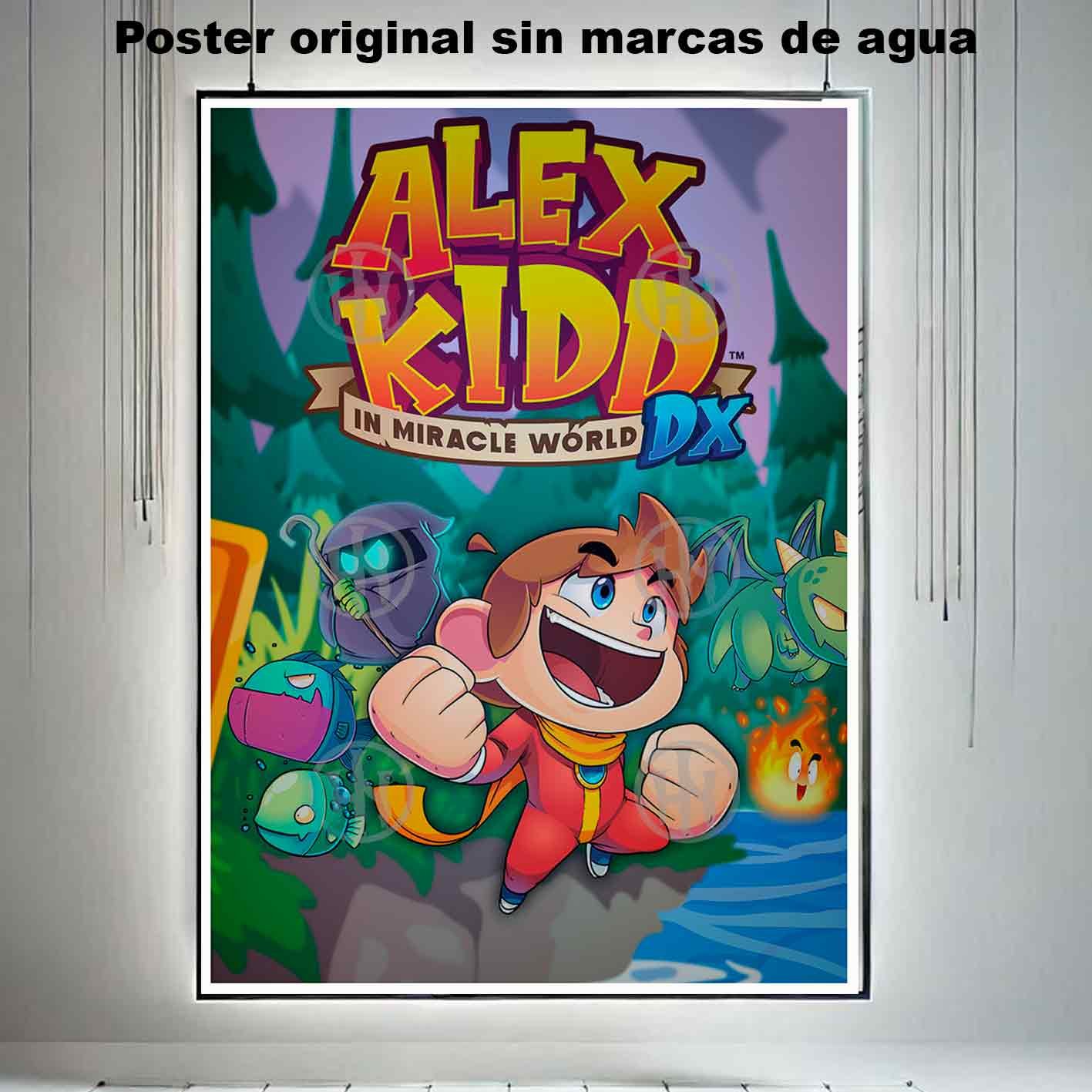 Hanna Poster Castle Rock de Historia Nuestra, Alex Kidd in Miracle World-El Póster Personalizado, Historia Nuestra