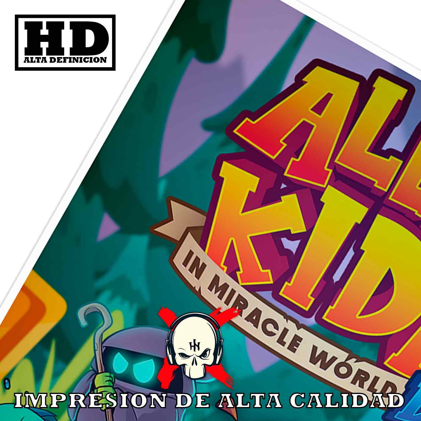 Hanna Poster Castle Rock de Historia Nuestra, Alex Kidd in Miracle World-El Póster Personalizado, Historia Nuestra