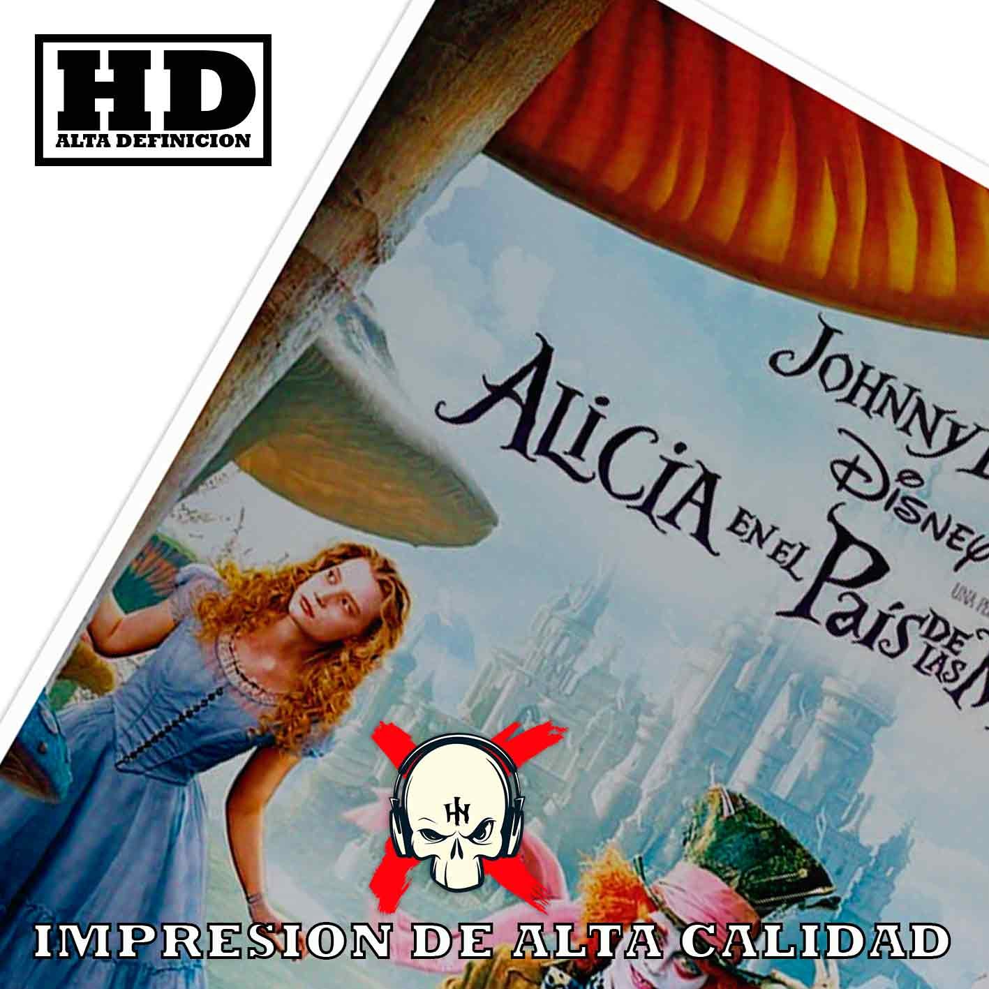 Hanna Poster Castle Rock de Historia Nuestra, Alicia en el Pais de las Maravillas-El Póster Personalizado, Historia Nuestra