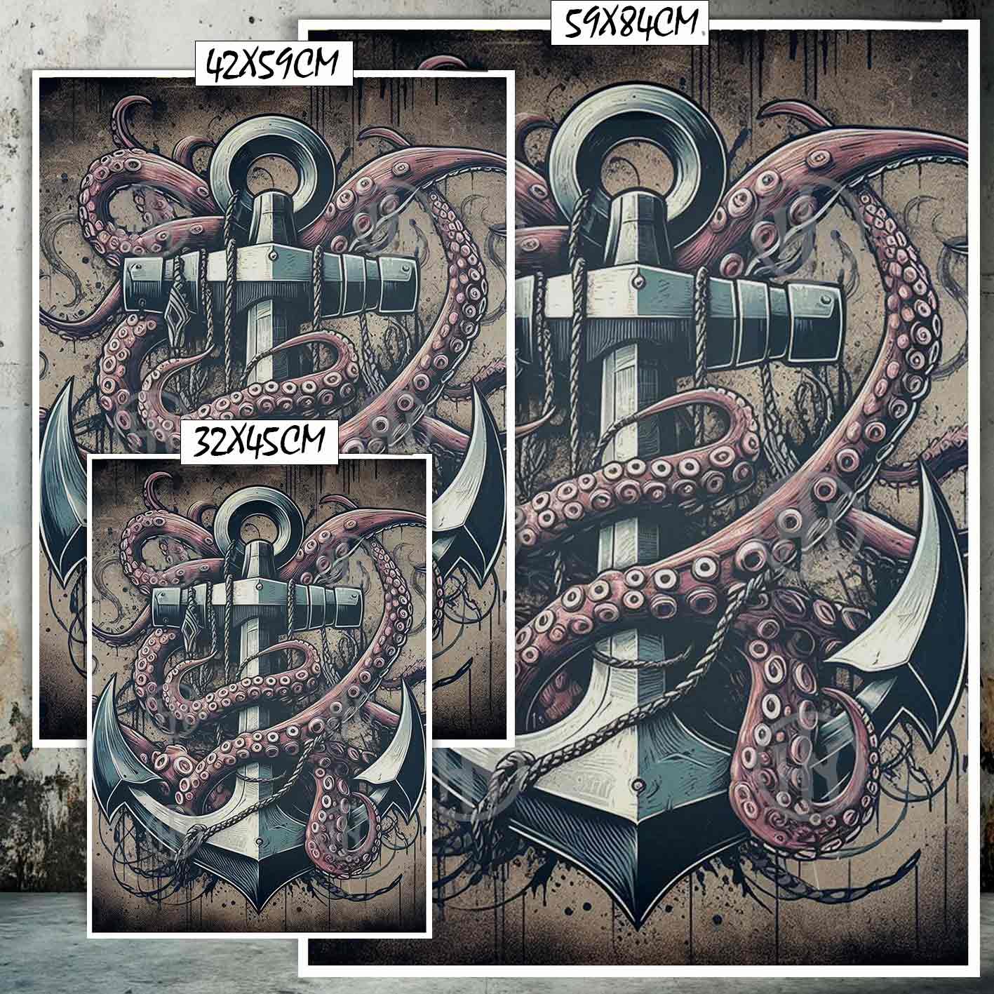 Anchor Tatuajes Estilos Poster de Historia Nuestra, Anchor-El Póster Personalizado, Historia Nuestra