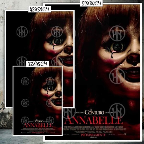 Hanna Poster Castle Rock de Historia Nuestra, Annabelle-7-El Póster Personalizado, Historia Nuestra