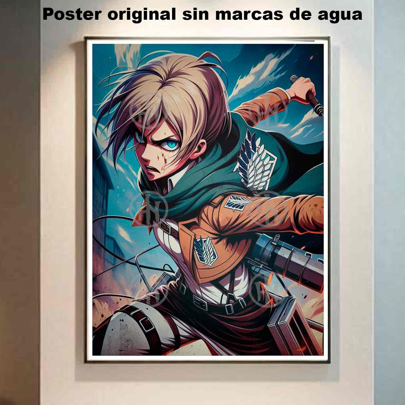 Annie Leonhart Attack on Titan Manga Acción Poster d, Annie Leonhart Attack on Titan-El Póster Personalizado, Historia Nuestra