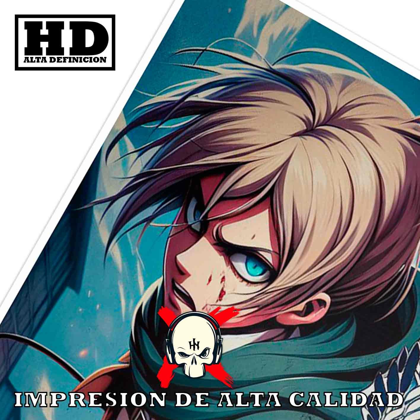 Annie Leonhart Attack on Titan Manga Acción Poster d, Annie Leonhart Attack on Titan-El Póster Personalizado, Historia Nuestra