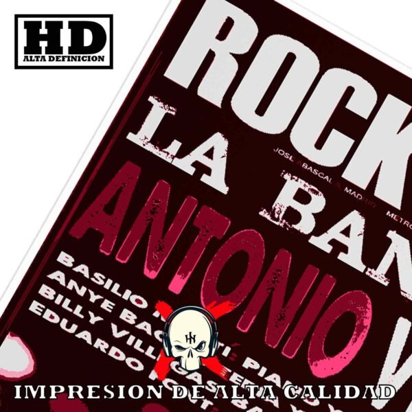 Hanna Poster Castle Rock de Historia Nuestra, Antonio Vega.-El Póster Personalizado, Historia Nuestra