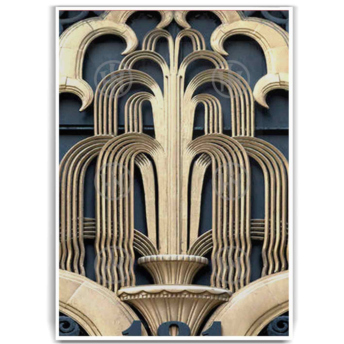 Póster, Poster Arquitectura Art Deco, Poster DiseñoPosters Historia Nuestra, Póster Retro | Historia Nuestra